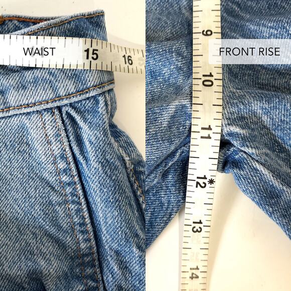 Free People Blue Good Luck Barrel Jean Like New - Picture 13 of 14